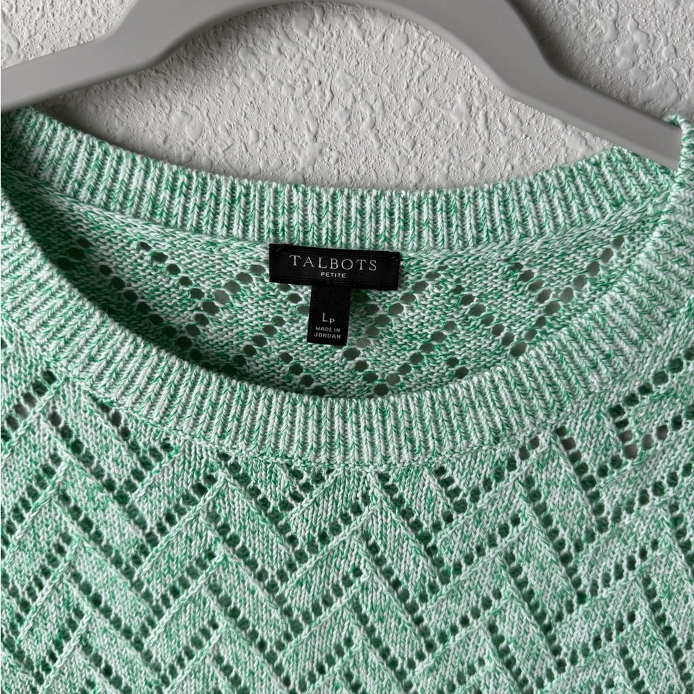 Talbots Mint Green Women's Sweater - Picture 4 of 8